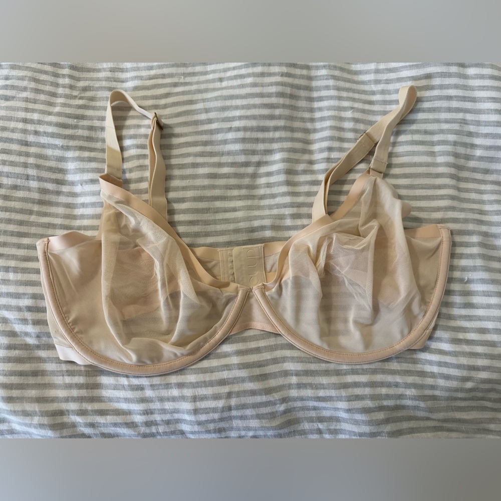 CUUP Sheer Beige Bra